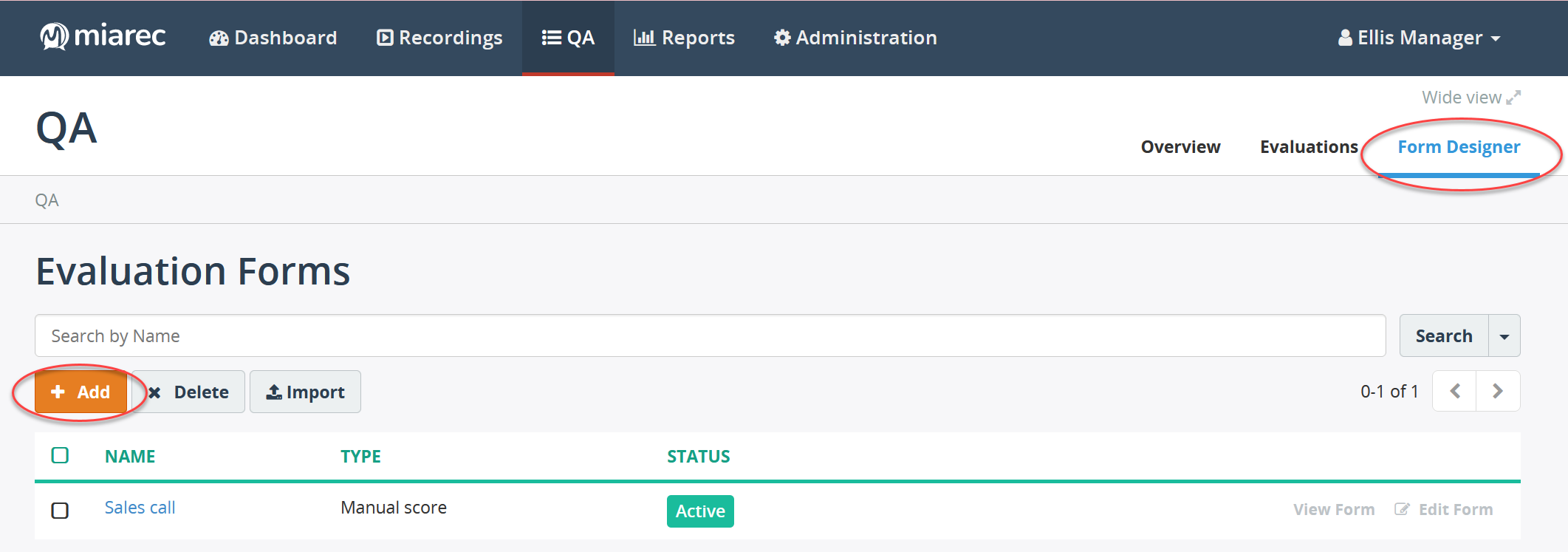 Evaluation Form Designer