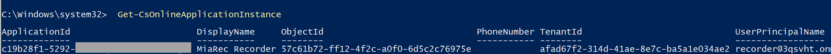 Get-CsOnlineApplicationInstance