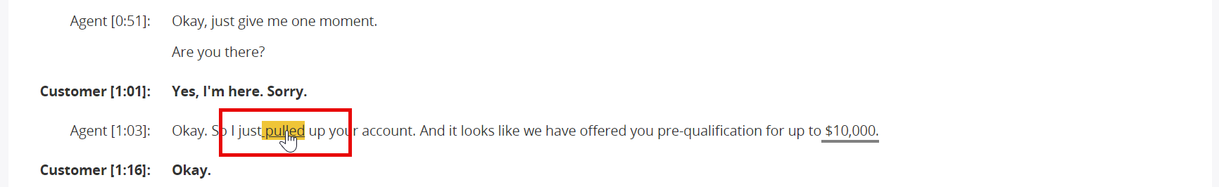 Click in transcript to fast forward audio