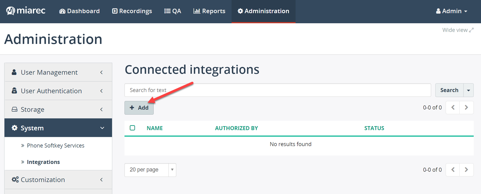 MiaRec - create integration with Twilio Flex