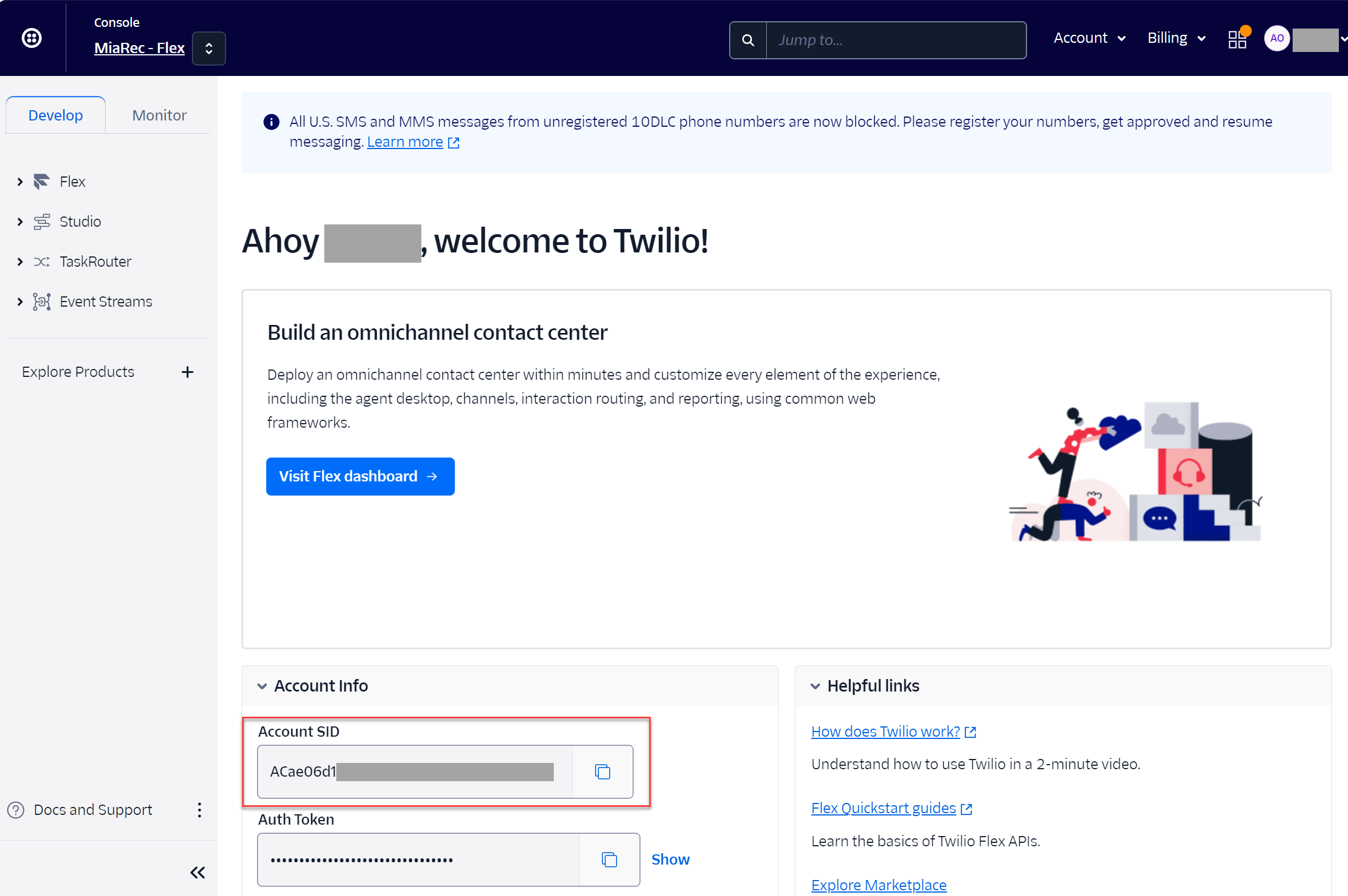 Twilio Account SID