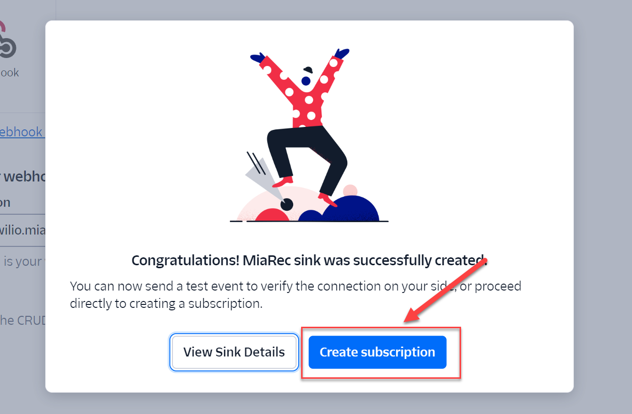Create Twilio Event Streams Sink